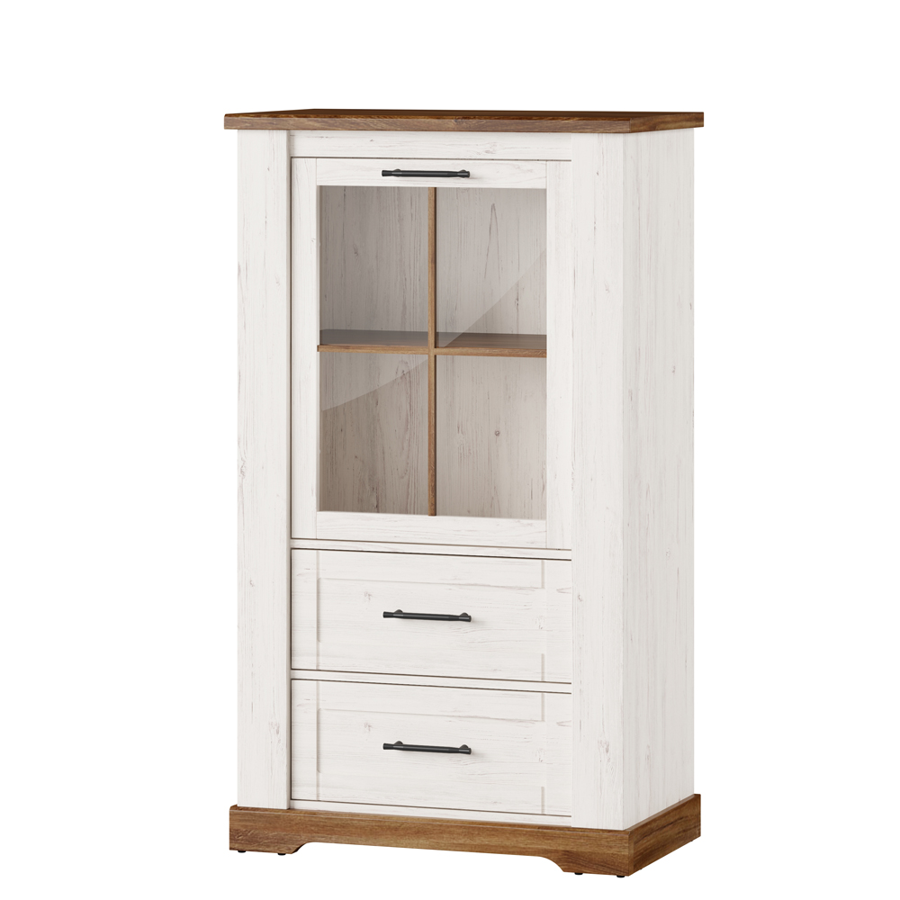 Witryna Taldine niska z dwoma szufladami - zdjęcie 1