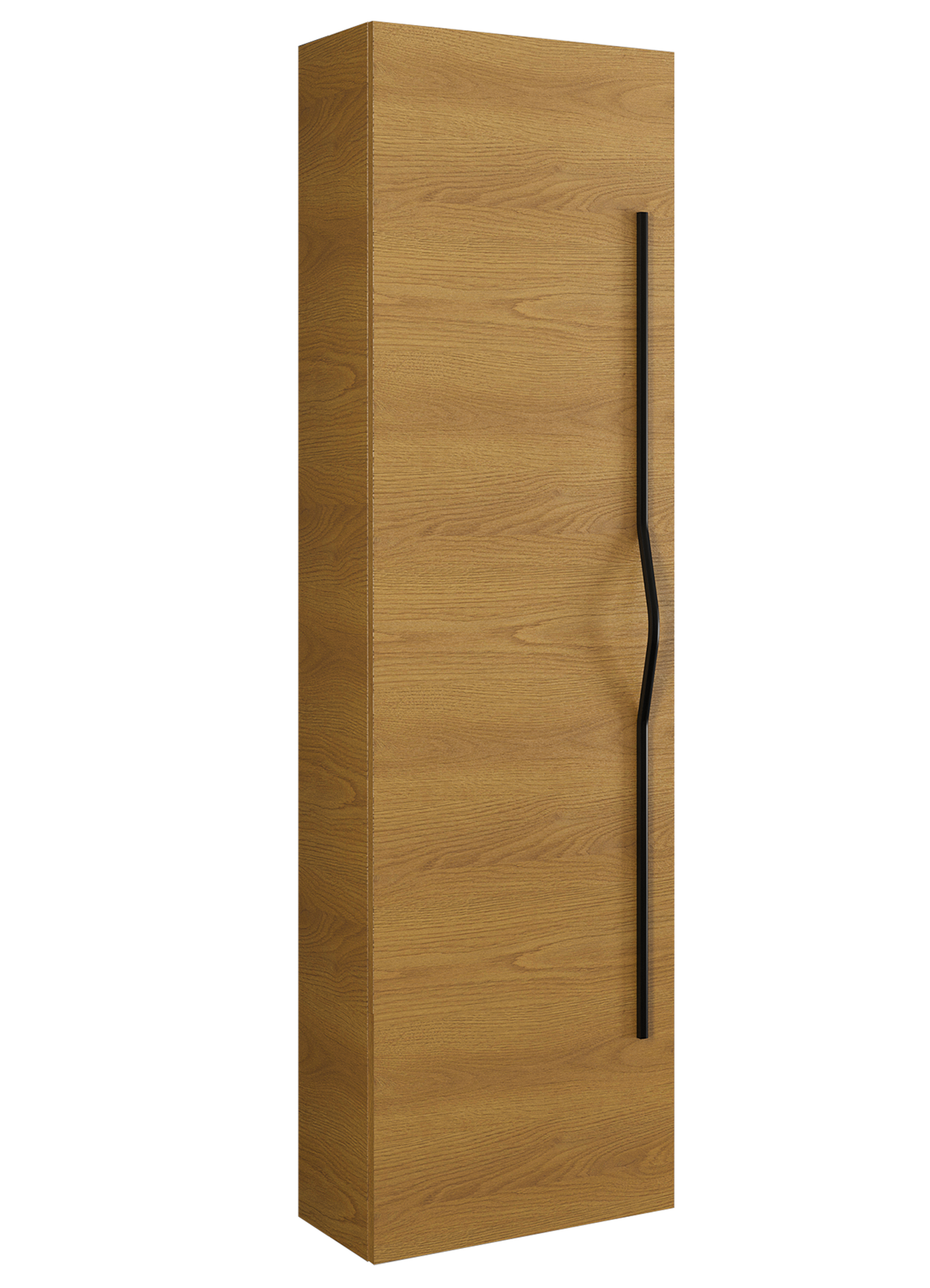 Słupek łazienkowy Pilar jednodrzwiowy 45 cm dąb karmel - zdjęcie 1