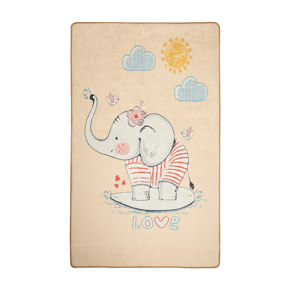 Dywan do pokoju dziecięcego Dinkley Ślicznotka beżowy 100x160 cm - zdjęcie 1