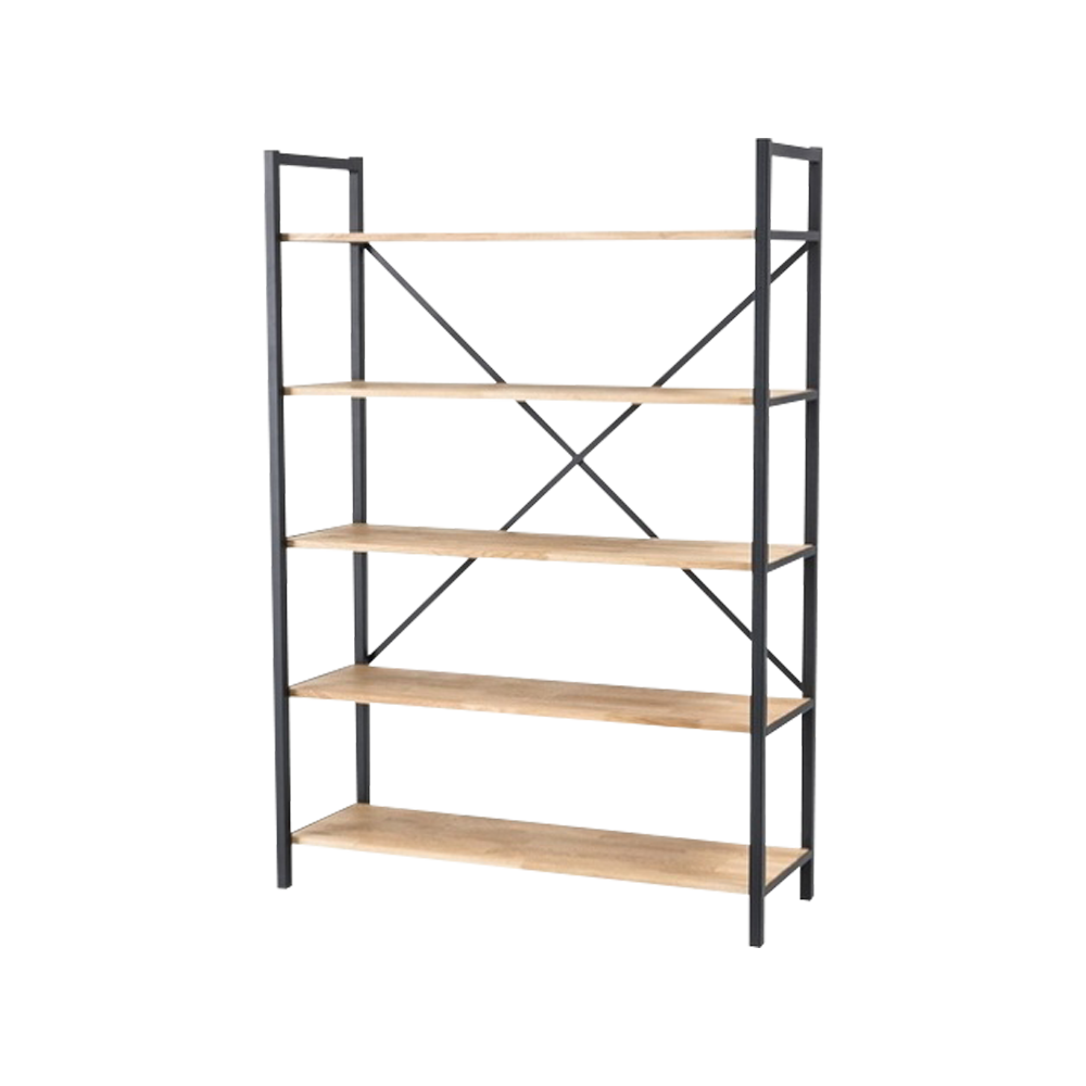 Regał Pazmer 122 cm z pięcioma półkami - zdjęcie 1