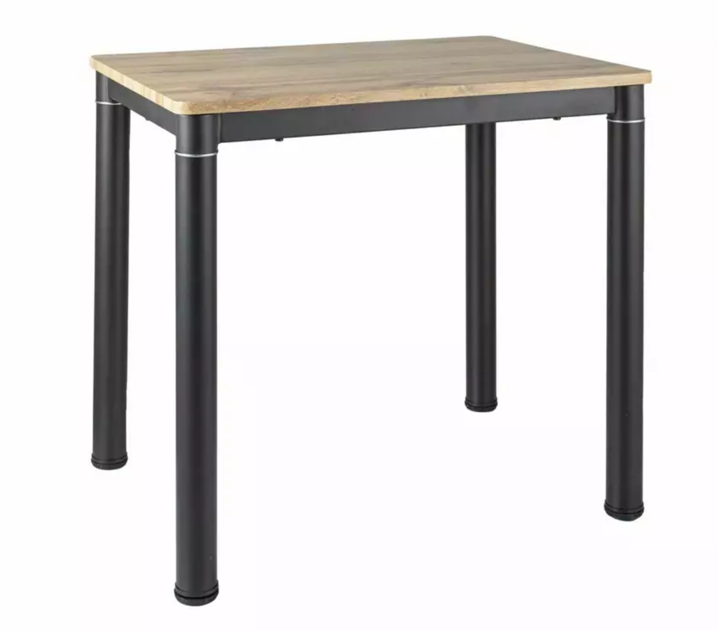 Stół do jadalni Skast prostokątny 60x80 cm dąb artisan/ czarny mat - zdjęcie 1