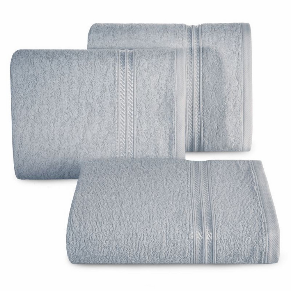 Ręcznik bawełniany Vligo srebrny - zdjęcie 1