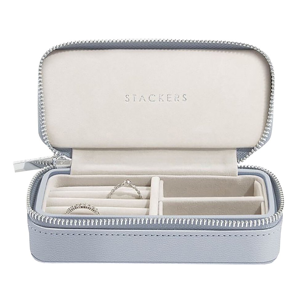 Organizer na biżuterię Pebble Medium Travel Jewellery Box lawendowy - zdjęcie 1