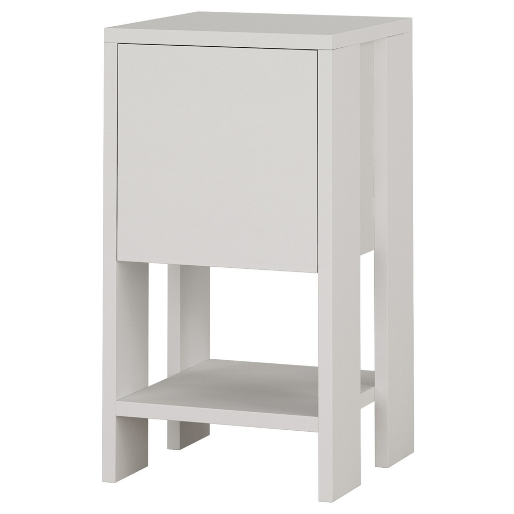 Szafka nocna Emeno minimalistyczna biała - zdjęcie 1