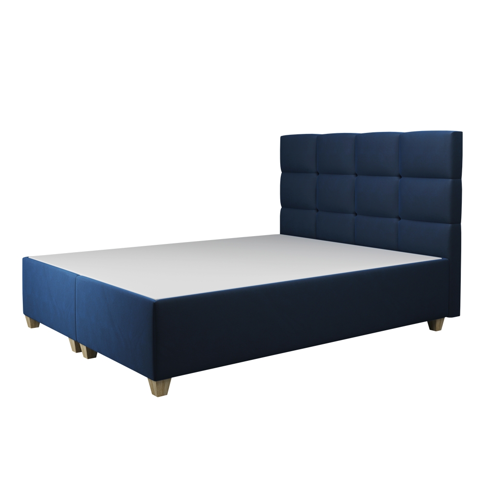 Łóżko tapicerowane Sundby z pojemnikiem na pościel - zdjęcie 1