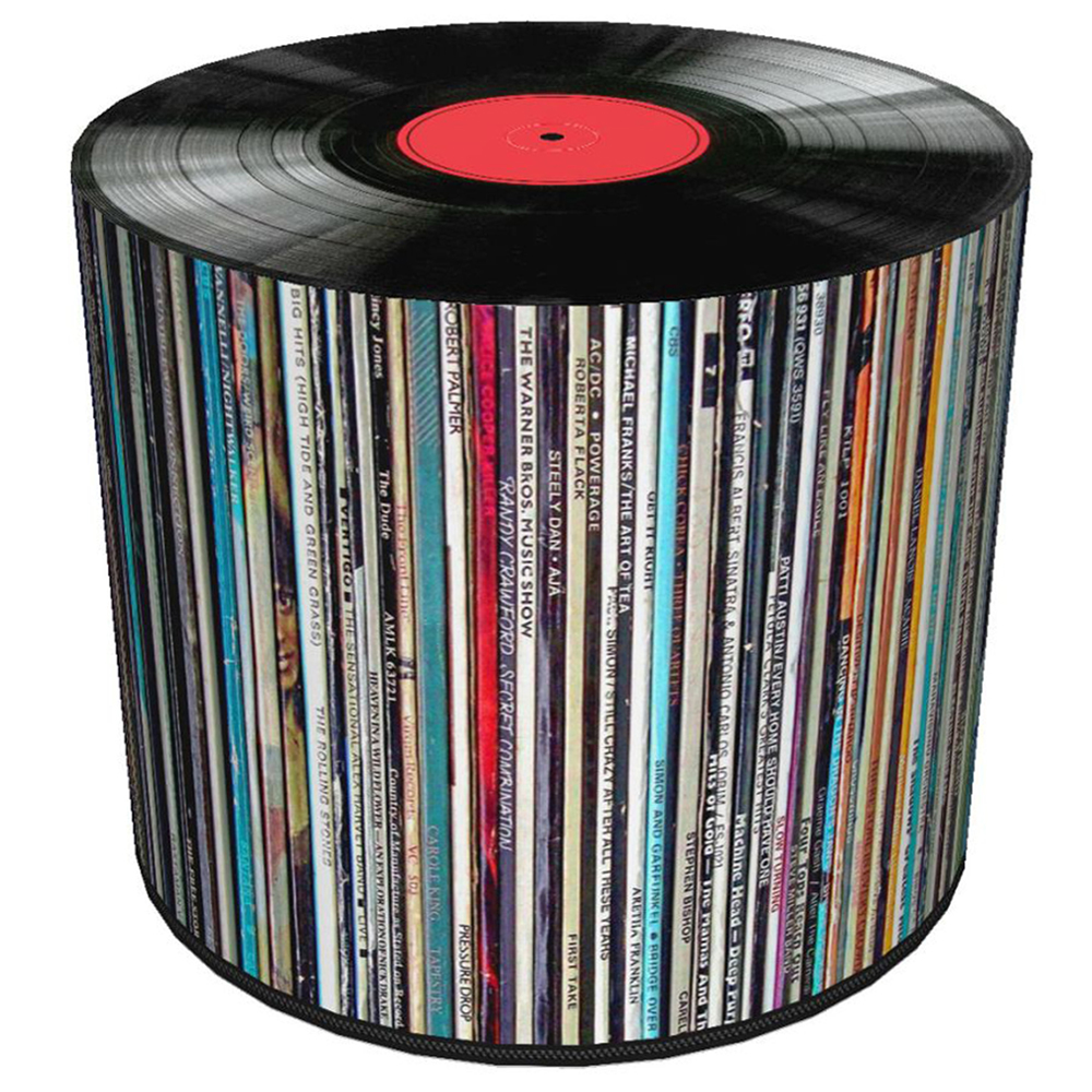 Pufa okrągła Fresvik winyle - zdjęcie 1