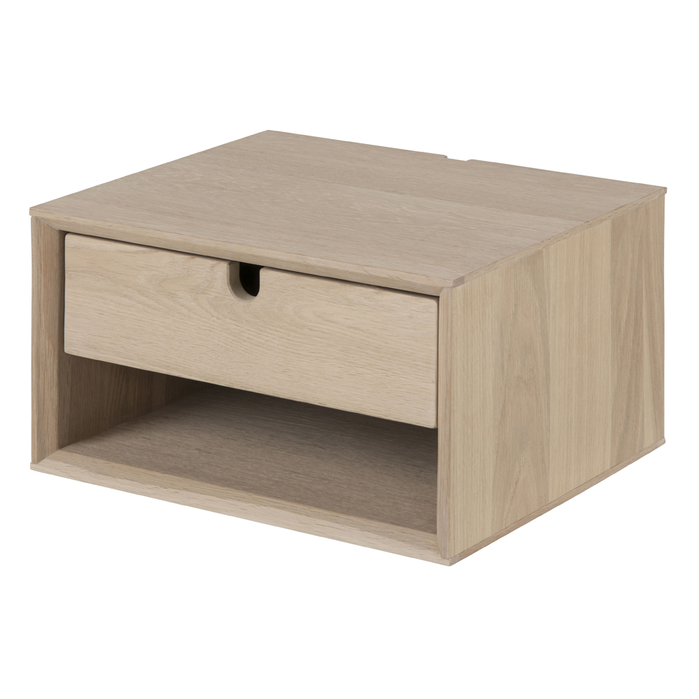 Szafka nocna wisząca Kastav dąb z jedną szufladą - zdjęcie 1