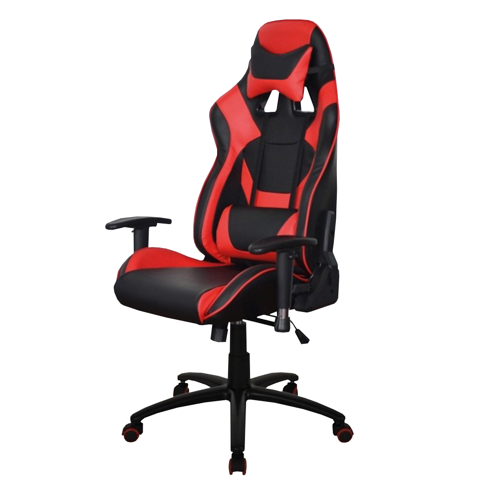 Fotel gamingowy Tully czerwono - czarny - zdjęcie 1