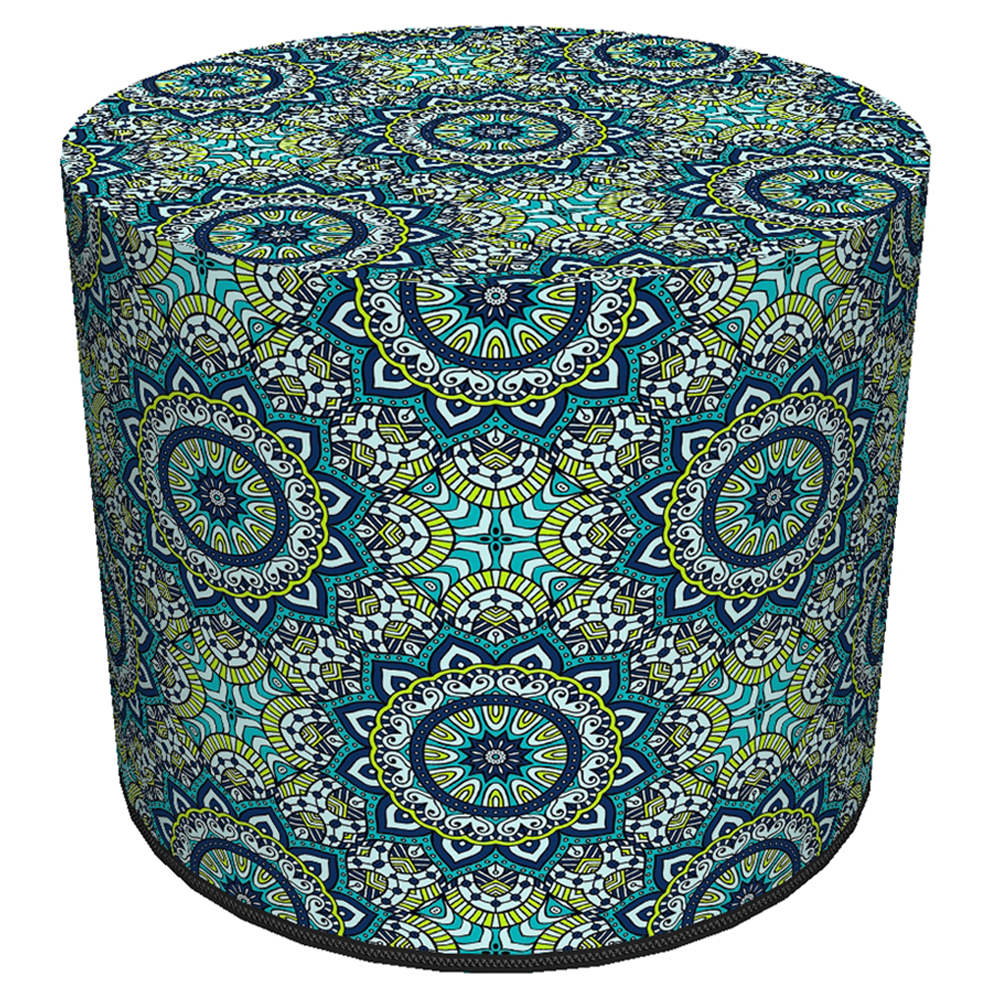 Pufa okrągła Fresvik mandala - zdjęcie 1