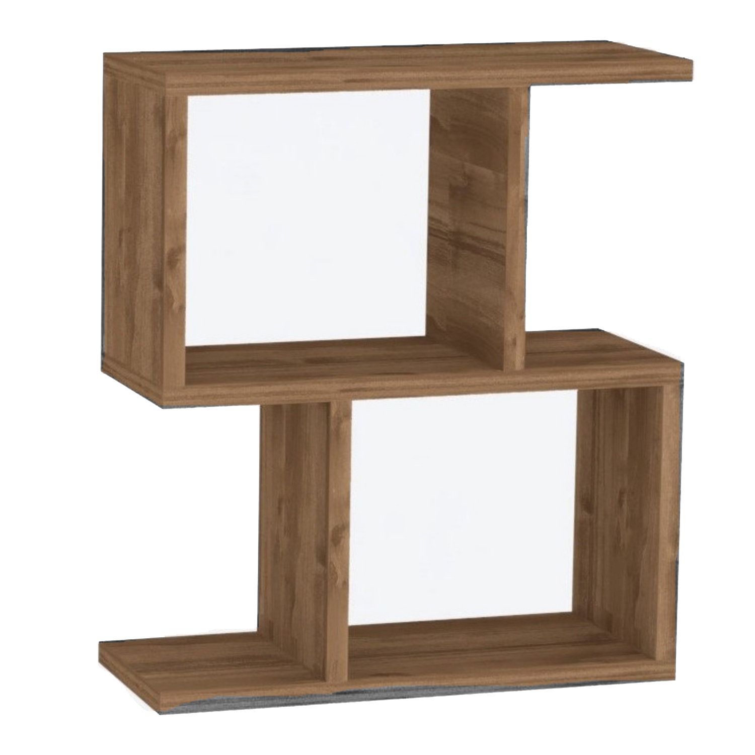 Regał mały Appardy dwupoziomowy orzech - zdjęcie 1