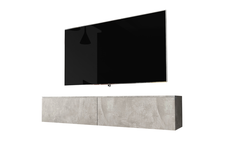 Szafka RTV Kane 140 cm Beton - zdjęcie 1