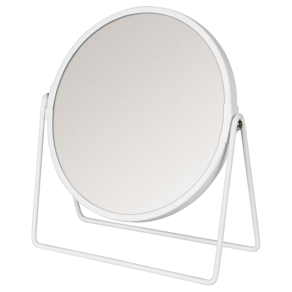 Lusterko kosmetyczne Primavrera średnica 17 cm białe - zdjęcie 1