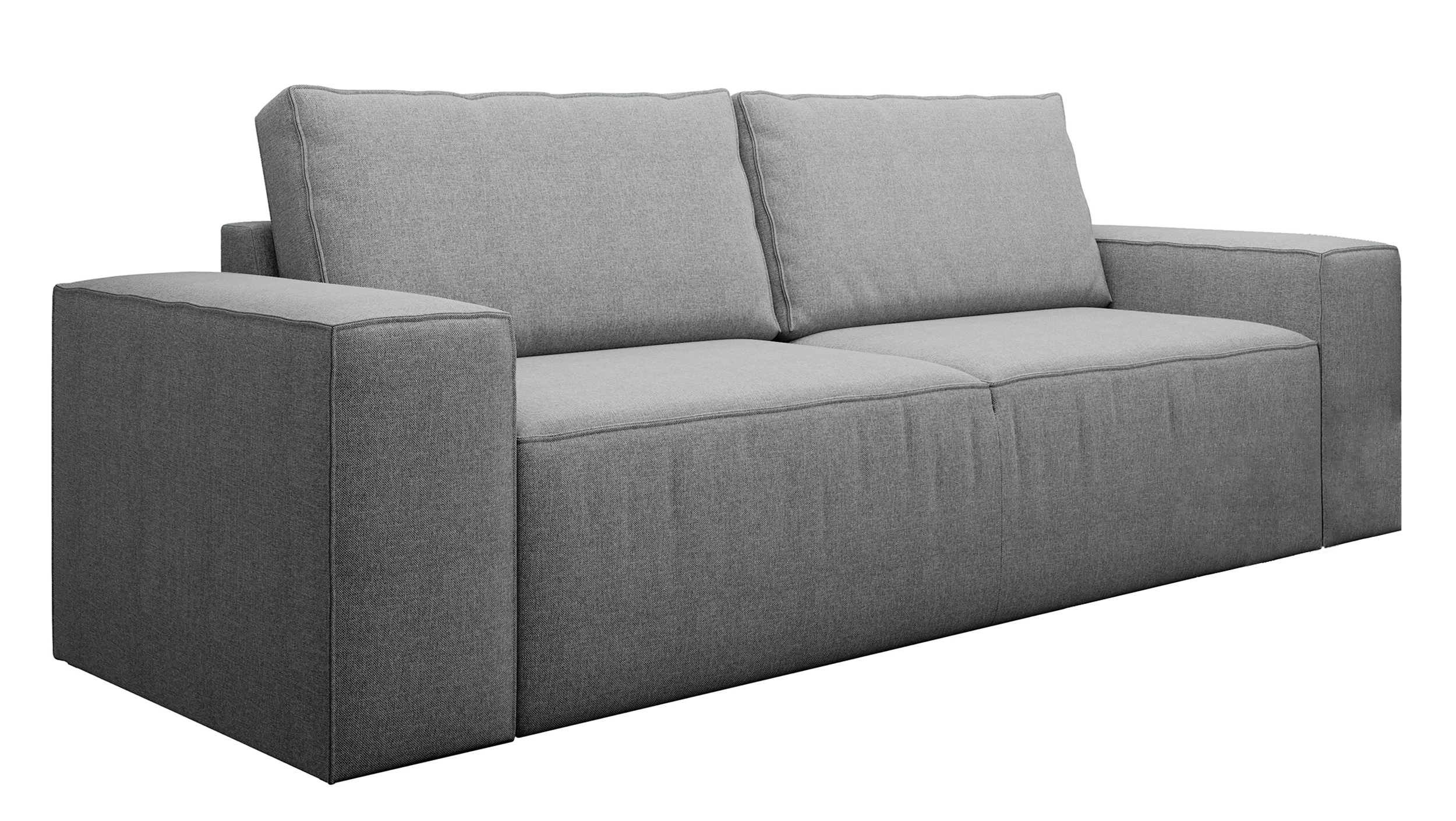 Kanapa rozkładana Munano z pojemnikiem ciemnoszara velvet hydrofobowy - zdjęcie 1