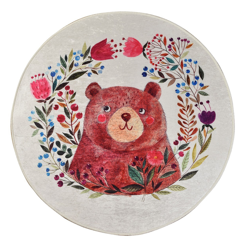 Dywan do pokoju dziecięcego Dinkley Misie średnica 200 cm - zdjęcie 1