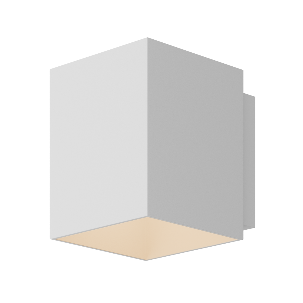 Kinkiet Barnett kwadratowy biały - zdjęcie 2