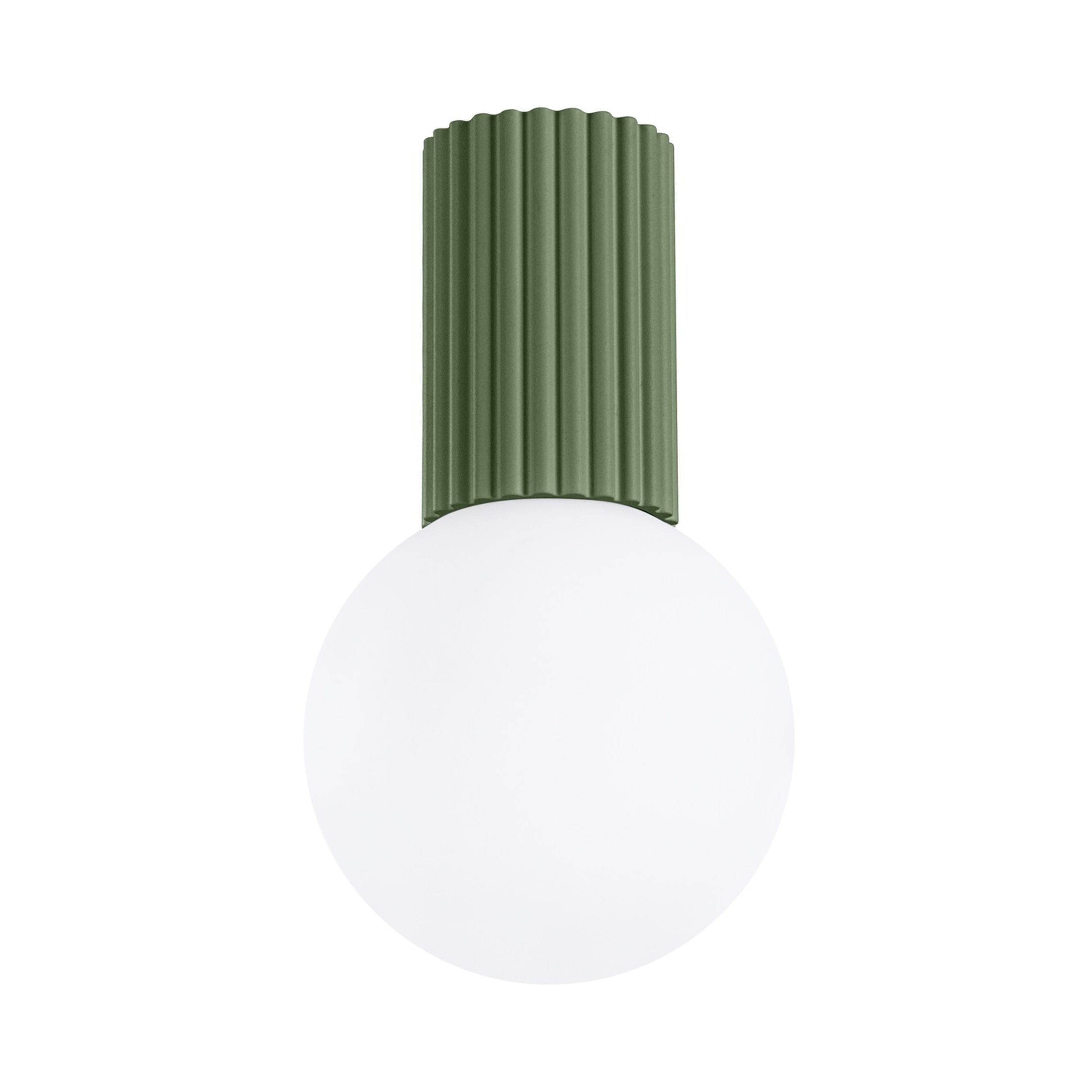 Plafon Halo zielony oliwkowy IP44