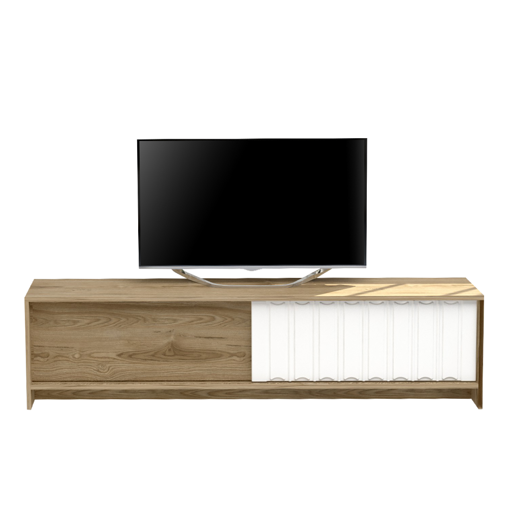 Szafka RTV Sotalsi z białym frontem - zdjęcie 1