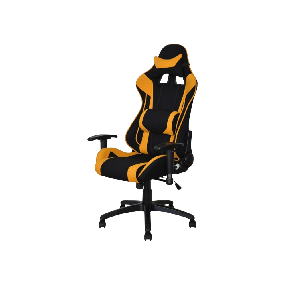 Fotel gamingowy Kolby czarno-żółty - zdjęcie 1