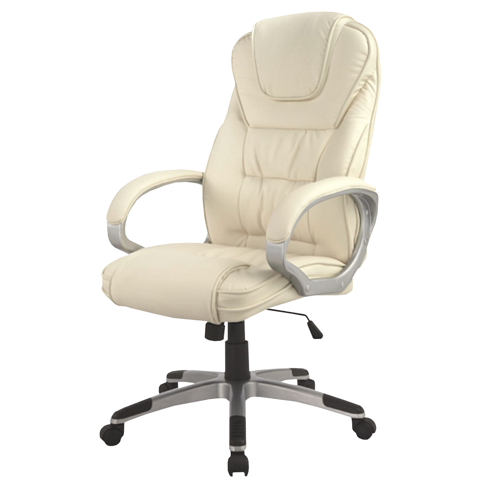 Fotel biurowy Mauricio beżowy - zdjęcie 1