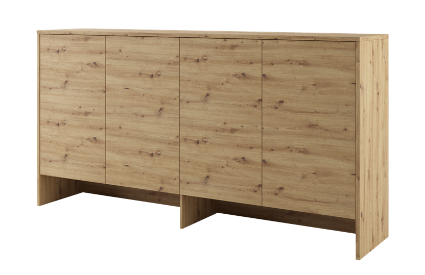 Nadstawka Bed Concept z czterema zamykanymi szafkami 110 cm Dąb artisan - zdjęcie 1