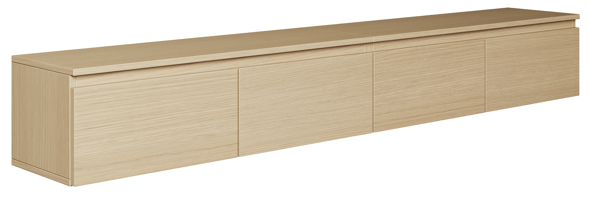 Wand-RTV-Schränke Bemmi 200 cm Lindberg Eiche