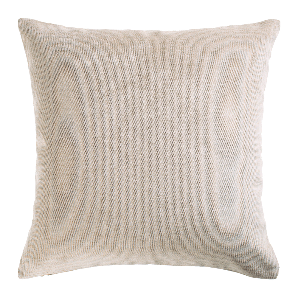 Poduszka dekoracyjna Jemever 45x45 cm kremowa - zdjęcie 1