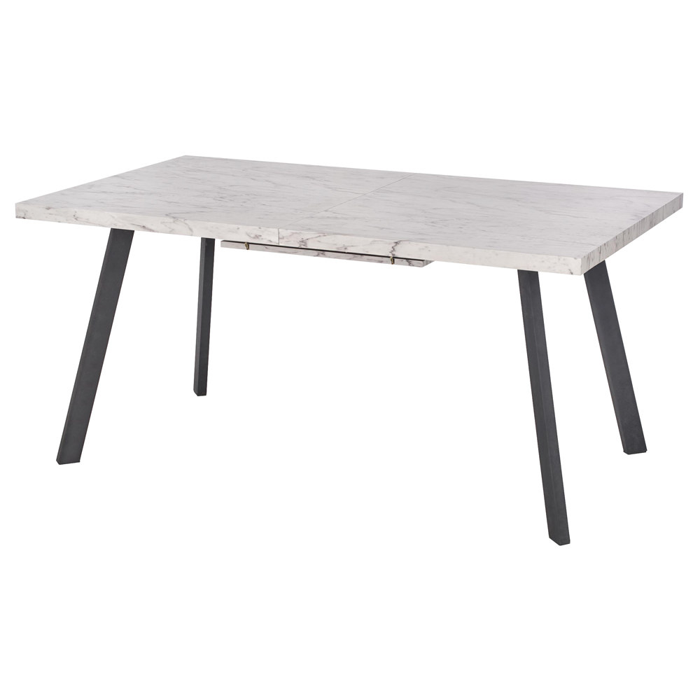 Stół rozkładany Acceive 160-220x90 cm marmur - zdjęcie 1