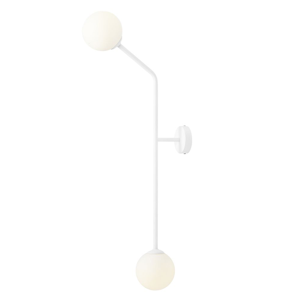 Kinkiet ścienny Mallantic x2 biały - zdjęcie 1