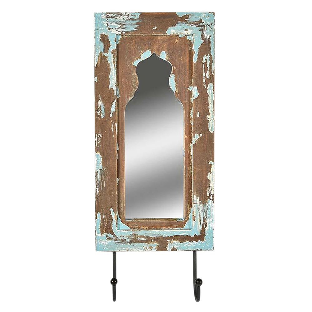 Wieszak ścienny Olvere z lustrem - zdjęcie 1