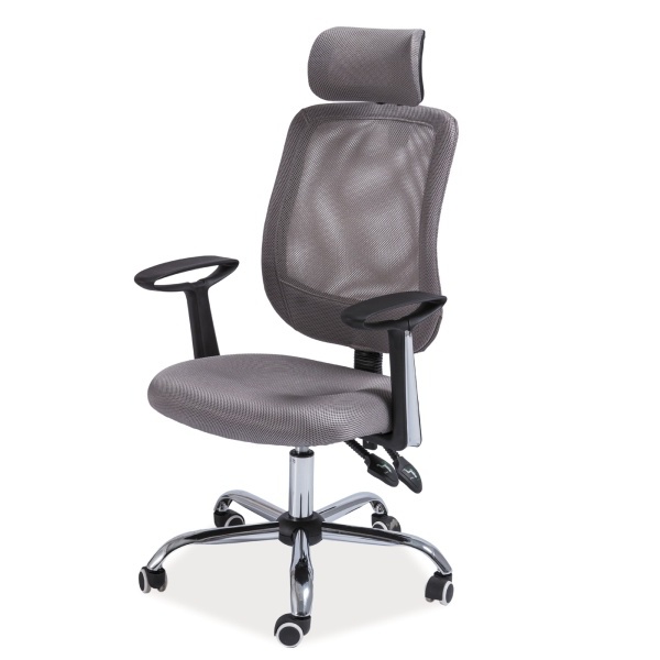 Fotel biurowy Dallas szary - zdjęcie 1