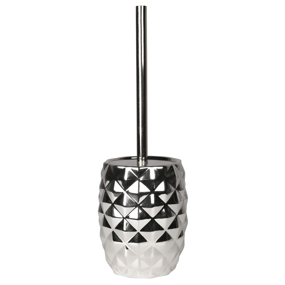 Szczotka do WC Luella srebrna - zdjęcie 1