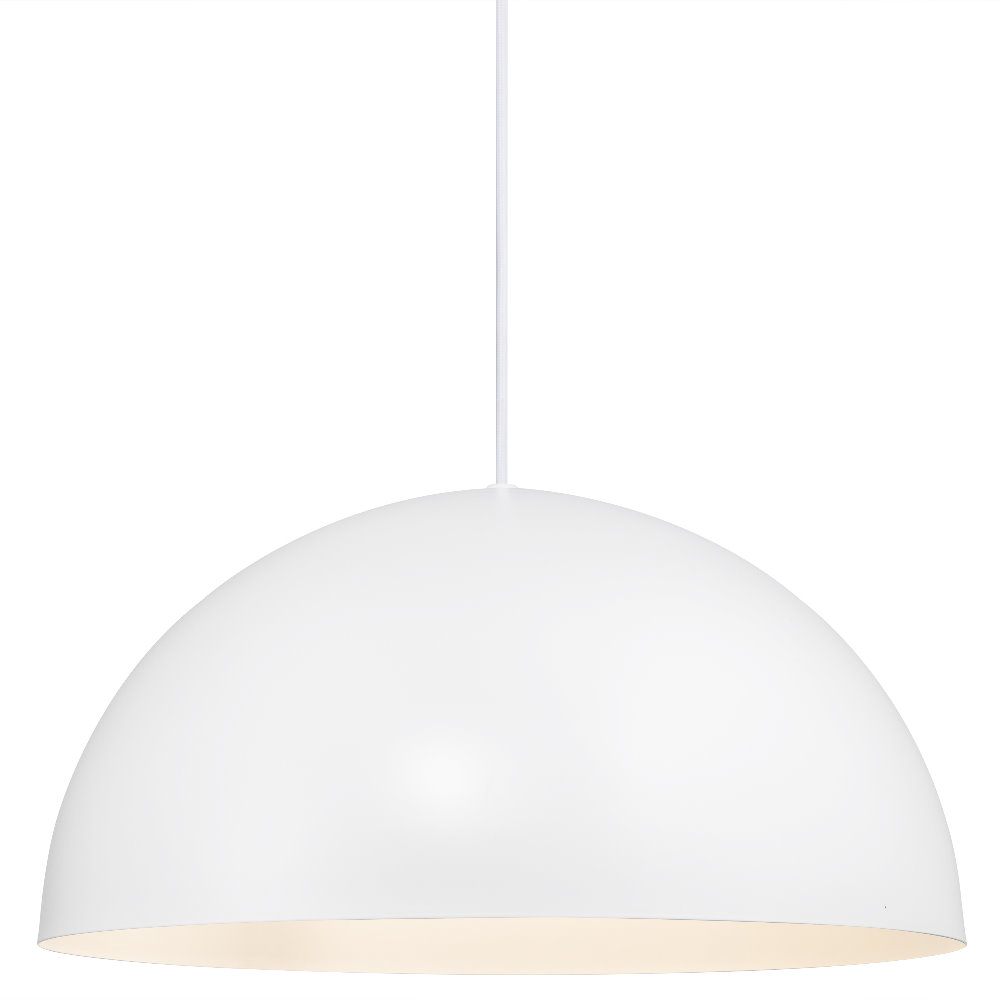 Lampa wisząca Ellen średnia 40 cm biała - zdjęcie 1
