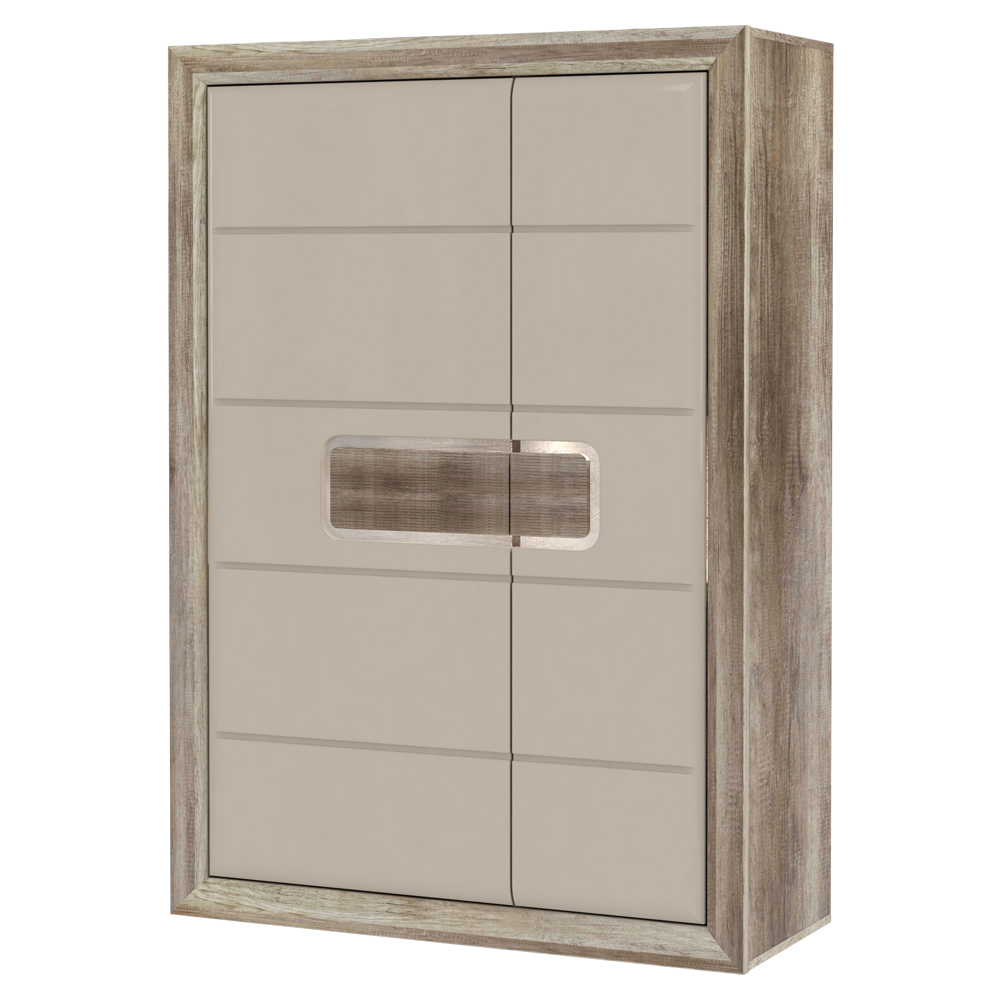 Szafa dwudrzwiowa Tiziano niska - zdjęcie 1