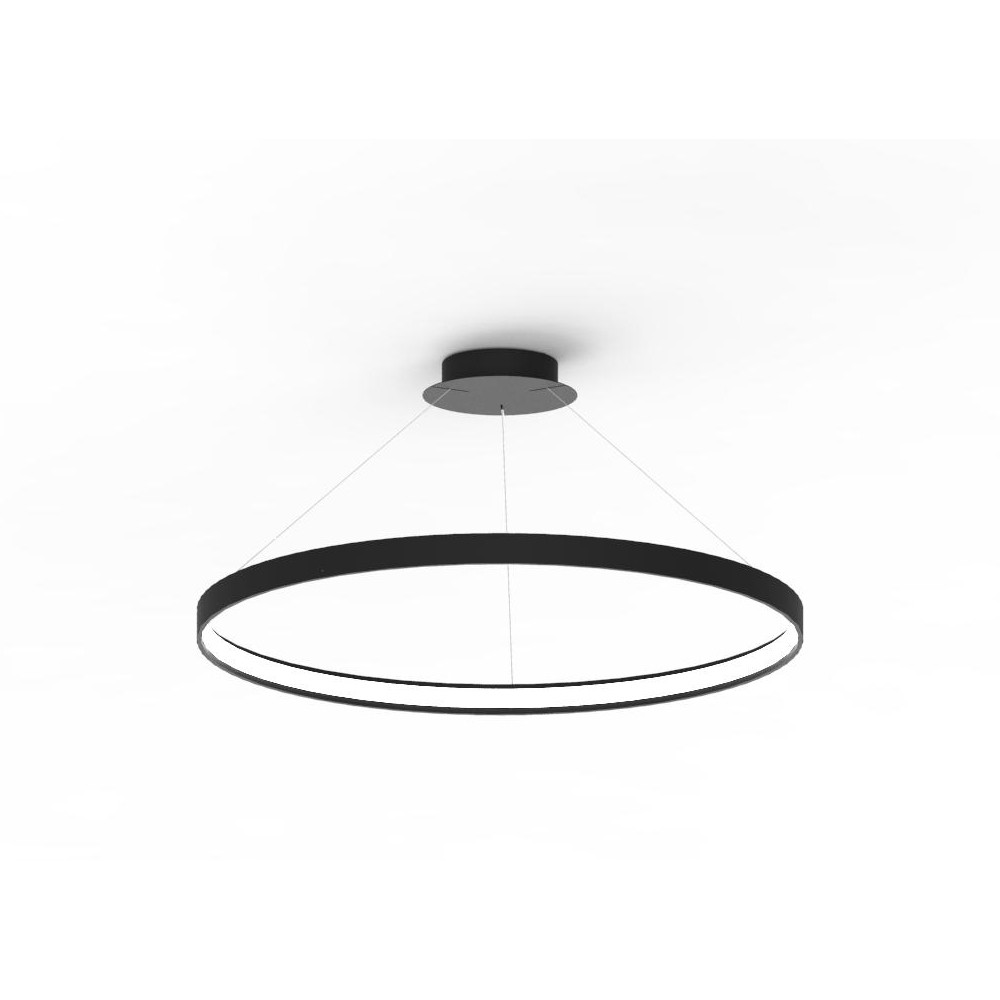 Lampa wisząca Lavorio czarna średnica 78 cm - zdjęcie 1