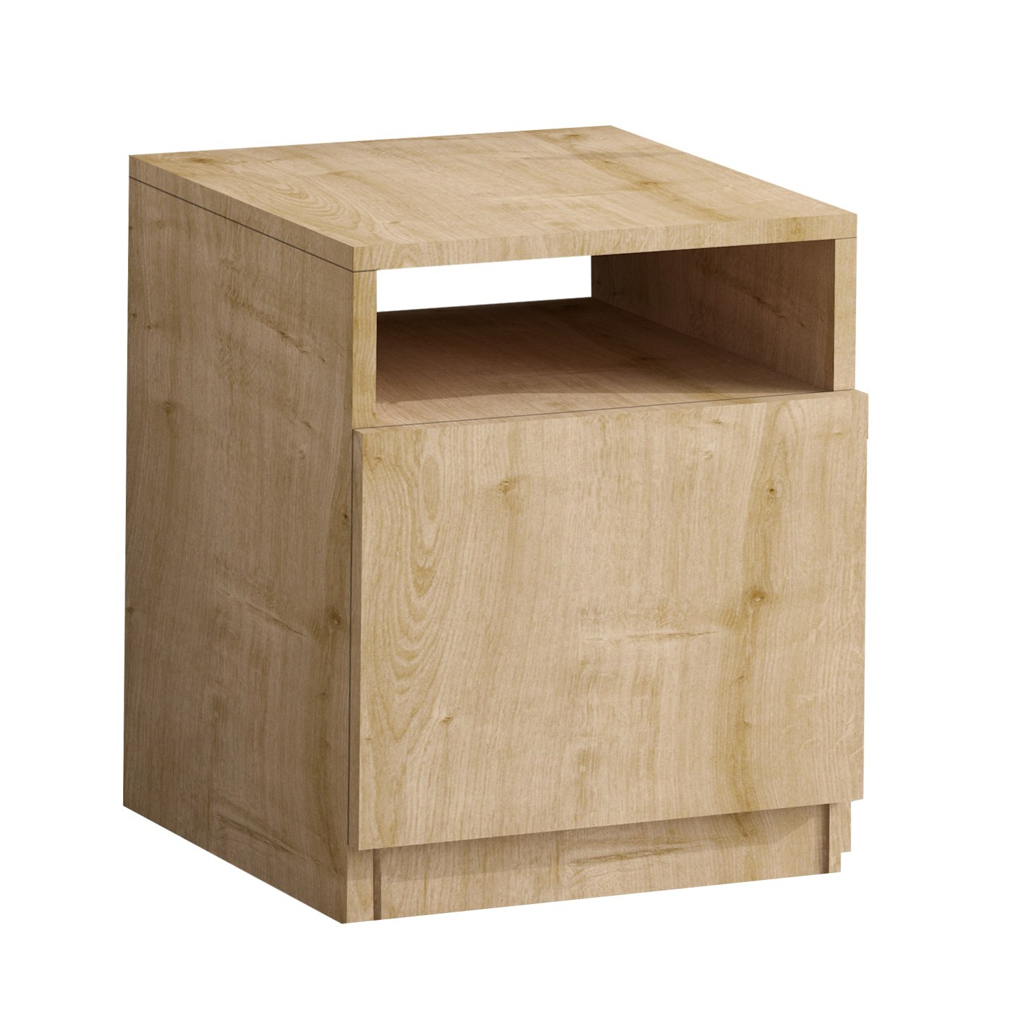 Szafka nocna Craffeely z szufladą i wnęką orzech - zdjęcie 1