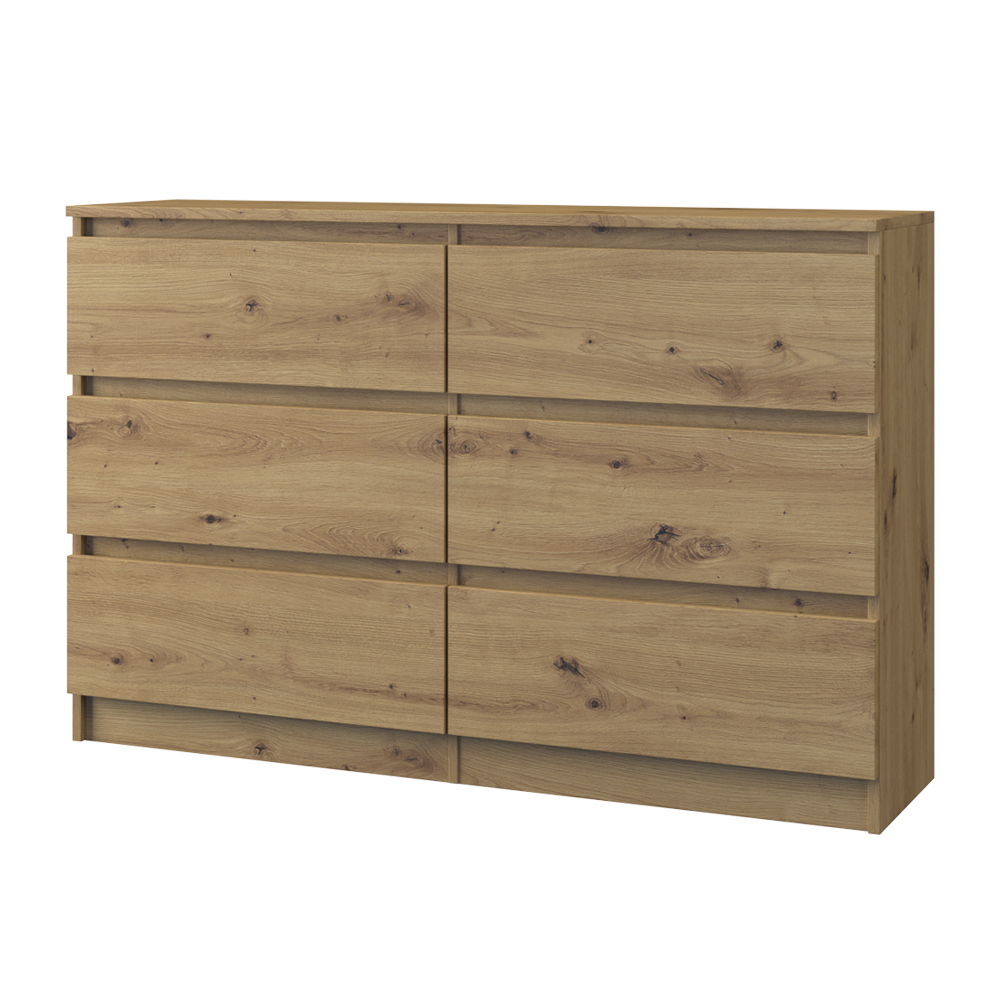 Komoda Climiconia z sześcioma szufladami 120 cm - zdjęcie 1