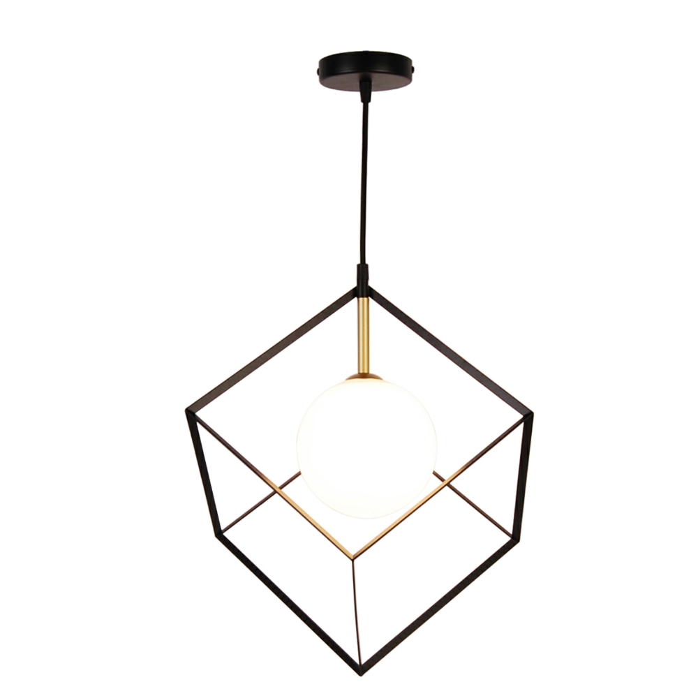 Lampa wisząca Erlanti 20x20 cm - zdjęcie 1