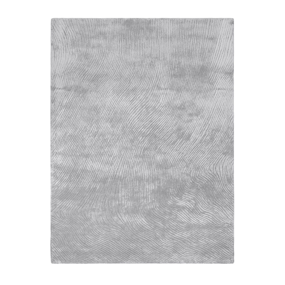 Dywan nowoczesny Tambo srebrny z efektem 3D  - zdjęcie 1