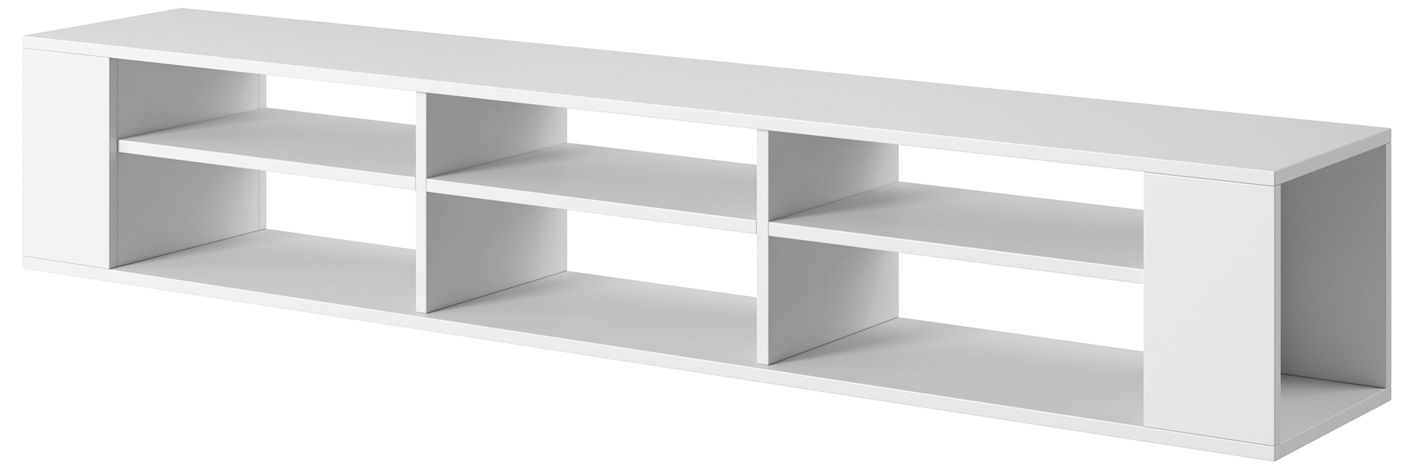 Szafka RTV Wall 175 cm Biały - zdjęcie 1