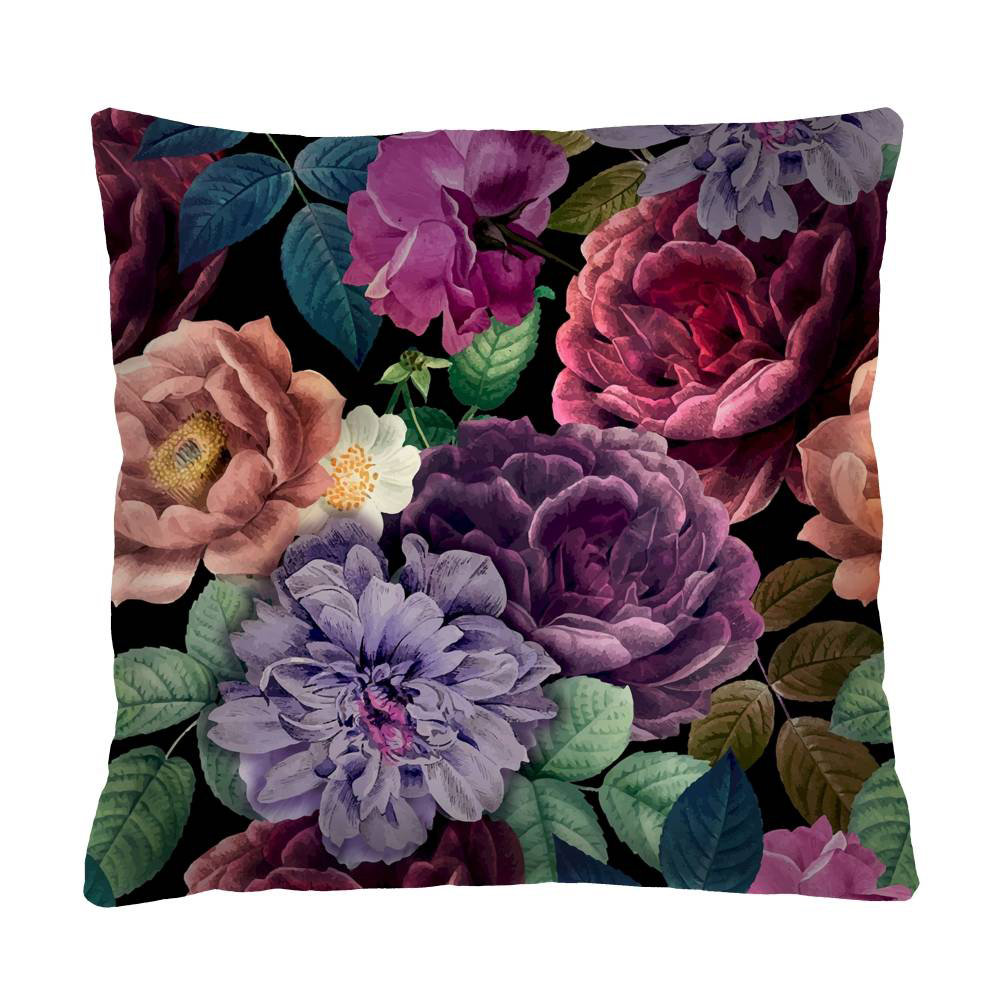 Poduszka dekoracyjna Diecca w kwiaty - zdjęcie 1