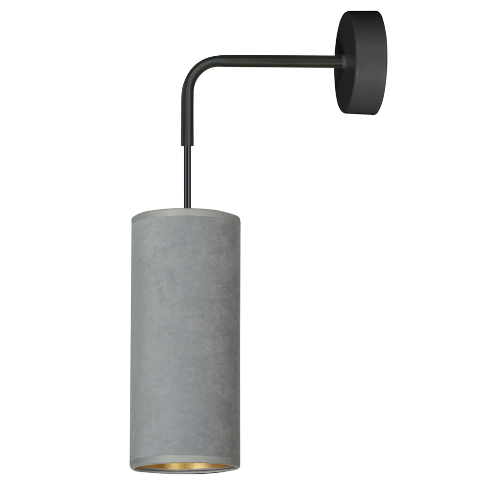 Kinkiet ścienny Bonett średnica 10 cm szary - zdjęcie 1