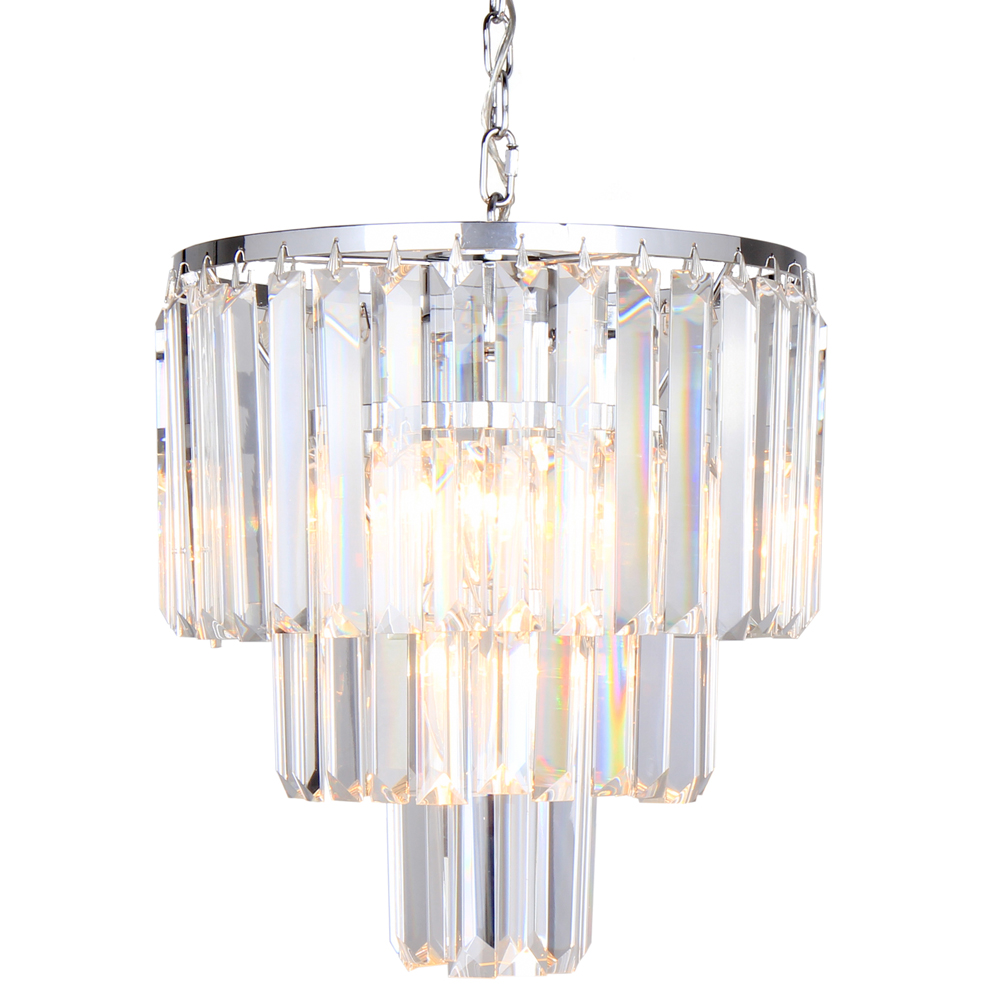 Lampa wisząca Formello srebrna 94 cm - zdjęcie 1