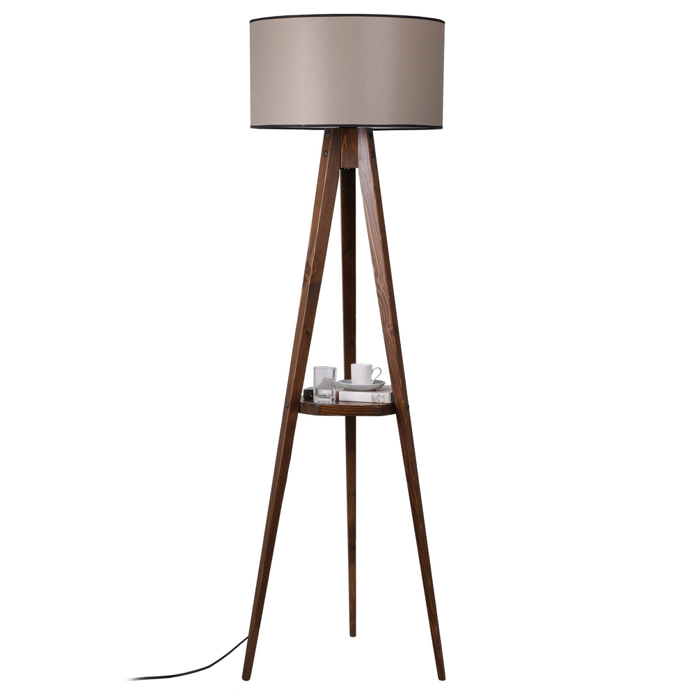 Lampa stojąca Diedulate beżowa - zdjęcie 1