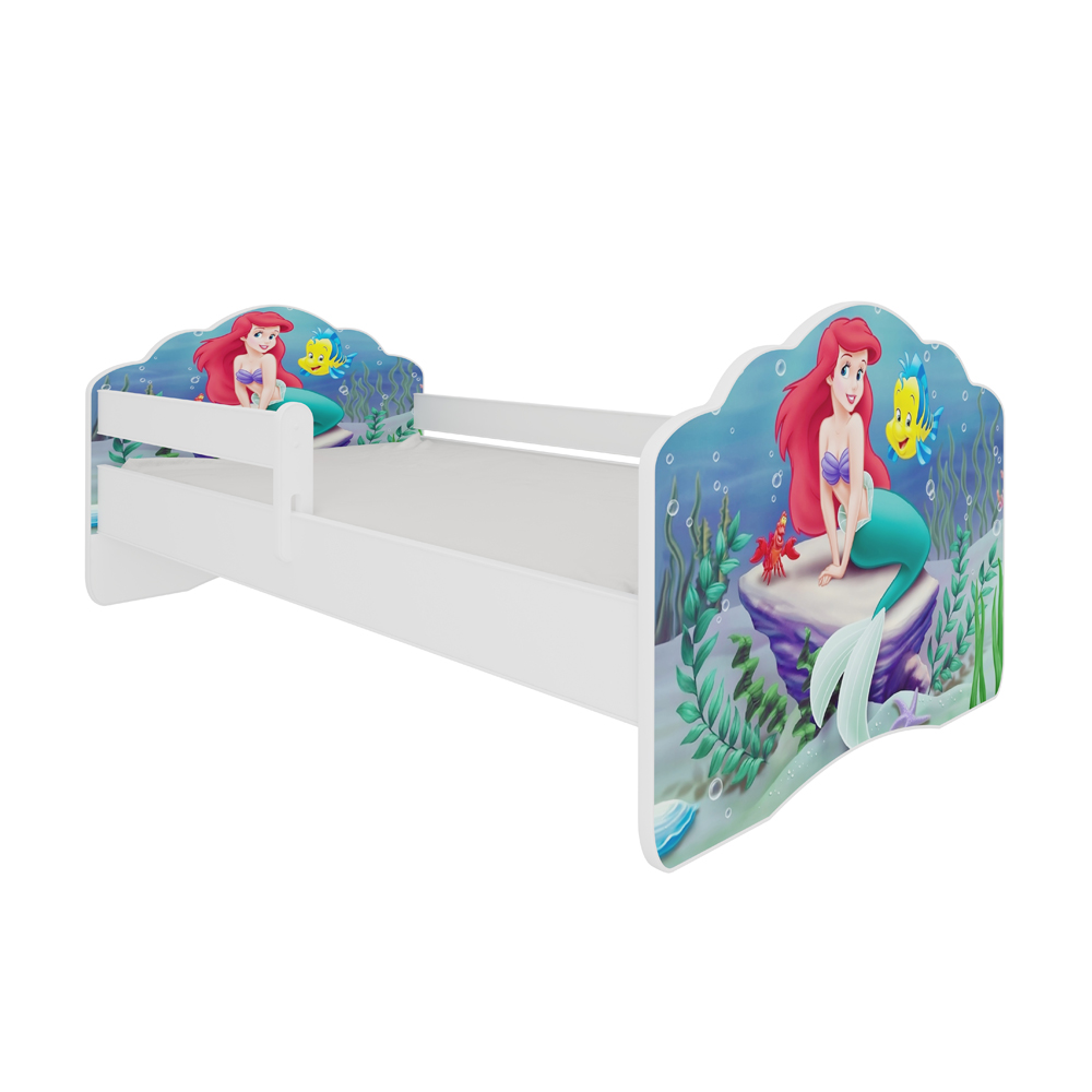 Łóżko dziecięce Sissa 160x80 cm Arielka z barierką - zdjęcie 1