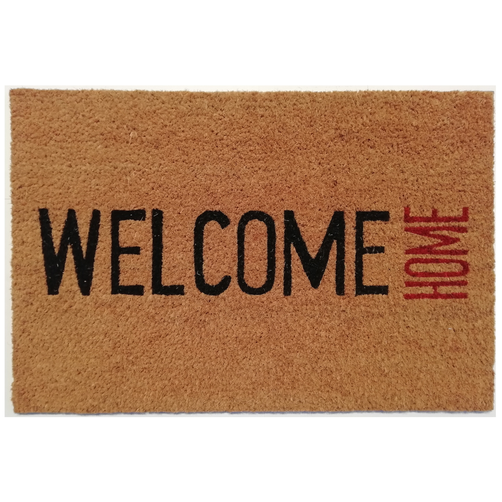 Wycieraczka do butów Gwen z napisem Welcome Home 40x60 cm w stylu minimalistycznym - zdjęcie 1