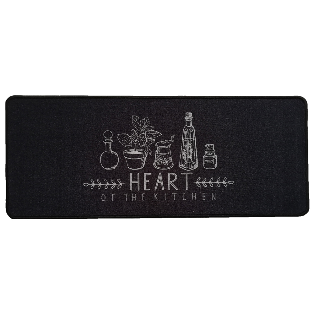Dywanik do kuchni Naesti z napisem Heart of the kitchen 50x120 cm - zdjęcie 1