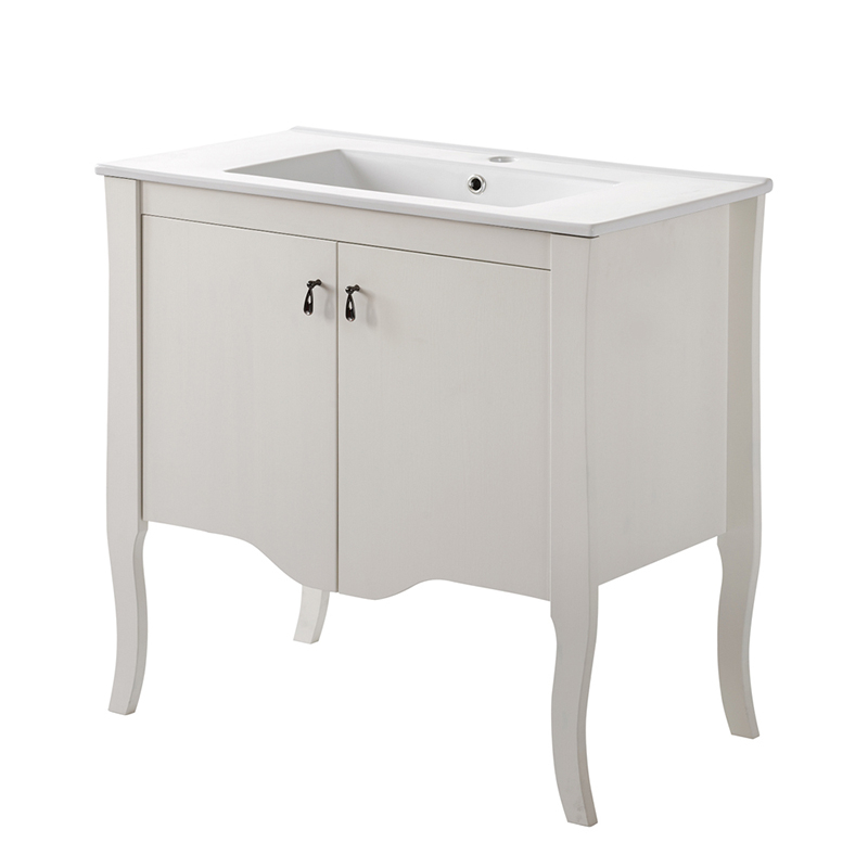 Szafka pod umywalkę Katherine 80 cm biała - zdjęcie 1