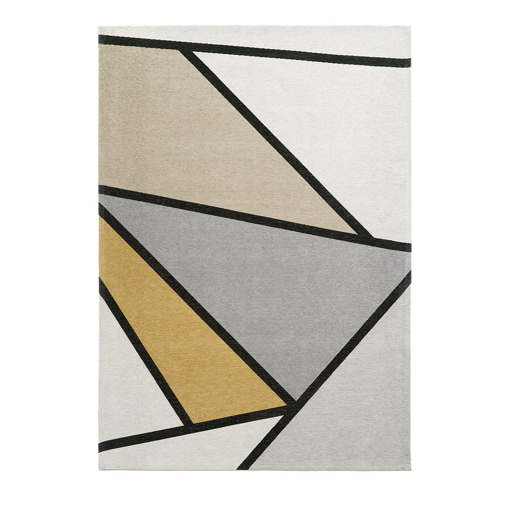 Dywan łatwoczyszczący Denebola żółty geometria  - zdjęcie 1