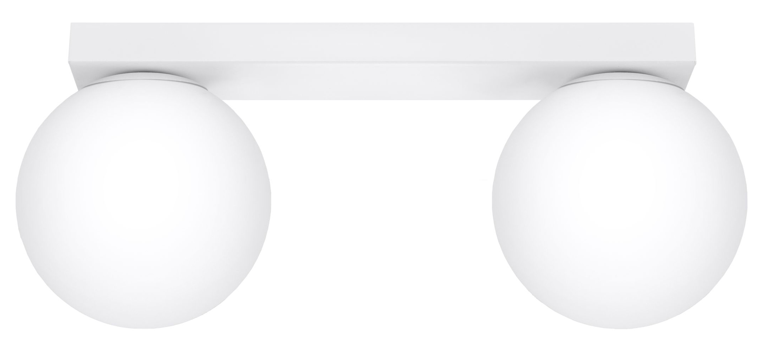 Plafon Crosians 34,5x14,5 cm x2 biały - zdjęcie 1