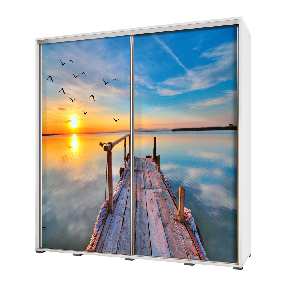 Szafa Wenecja 205 cm Pomost - zdjęcie 1